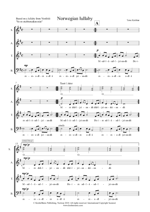 Norwegian lullaby