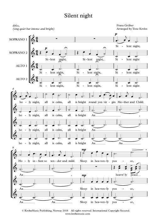 Silent-night-SSAA-front Silent night